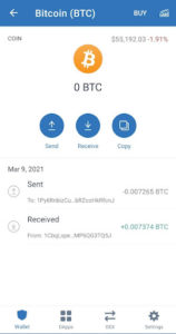 how to send btc from kucoin